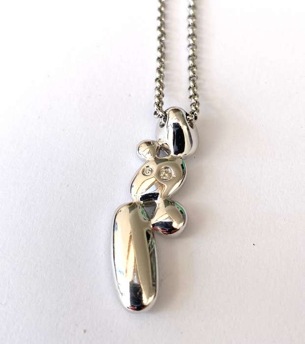 Necklace - Swarovski Chain With Irregular Size Crystal Pendants #ML1597