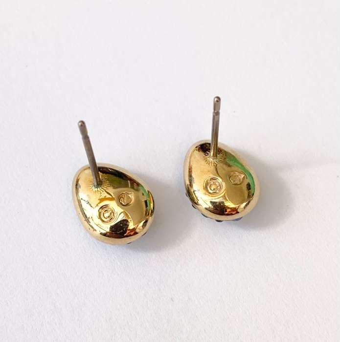 Set - Swarovski Necklace and Earrings. Pear Shaped Studs and Pendant on Chain. Coloured Crystals ...