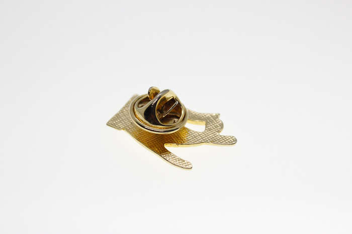 Brooch - Vintage Gold Tone Hand Shaped Brooch with Diamantes - ML2420