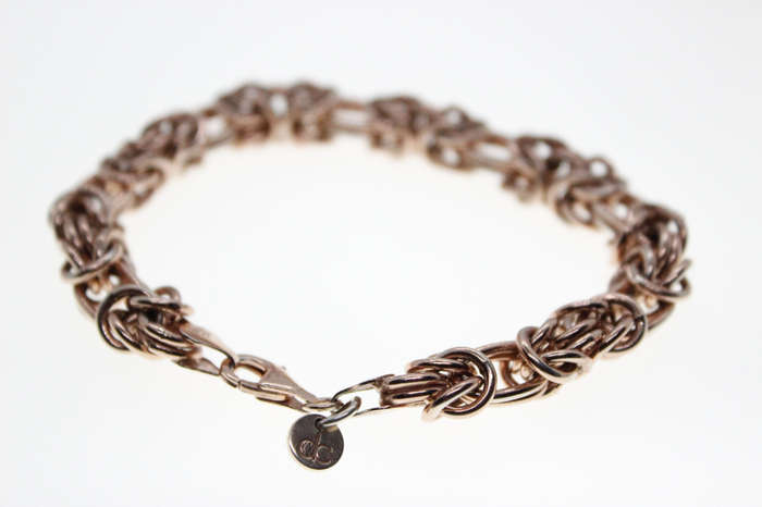 Bracelet - Fashion 925 Aesthetic Link Style Bracelet, Stamped DC and Made in Italy - ML2624