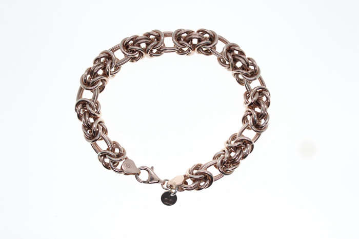 Bracelet - Fashion 925 Aesthetic Link Style Bracelet, Stamped DC and Made in Italy - ML2624