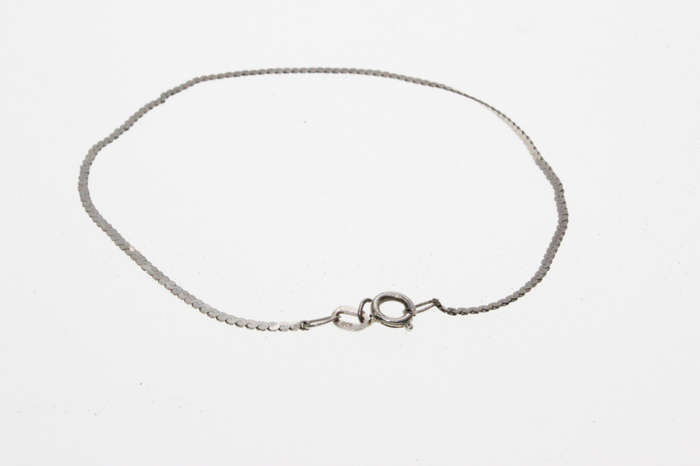 Bracelet - 925 Silver Dainty Style Bracelet with Spring Ring Clasp - ML2669