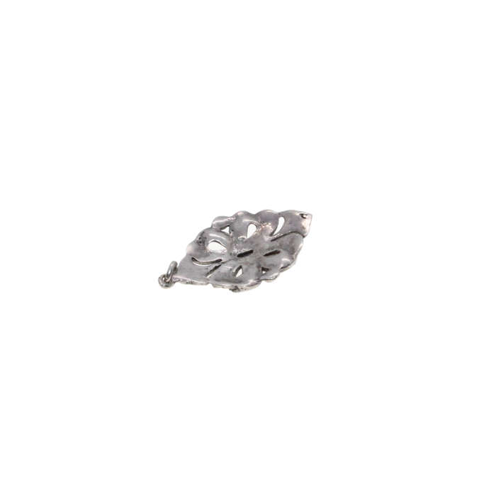Pendant - Vintage Silver Tone Marcasite Pendant Butterfly Design Inside - ML2713