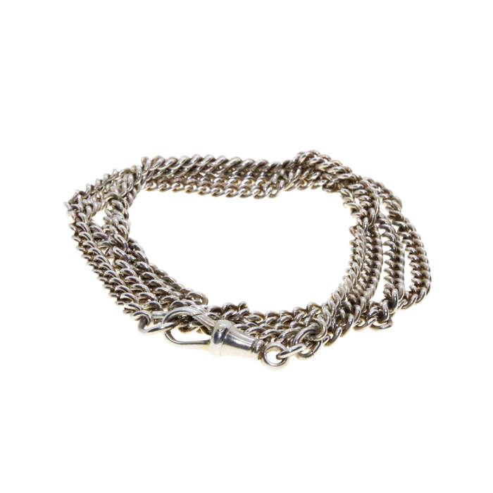 Chain - 925 Silver Cubin Link Chain - ML2945