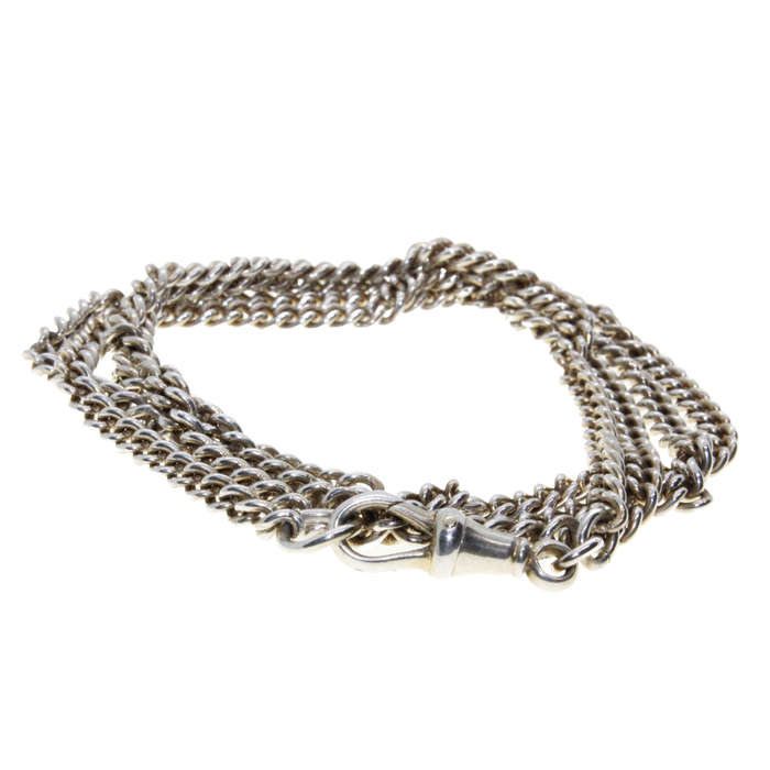 Chain - 925 Silver Cubin Link Chain - ML2945