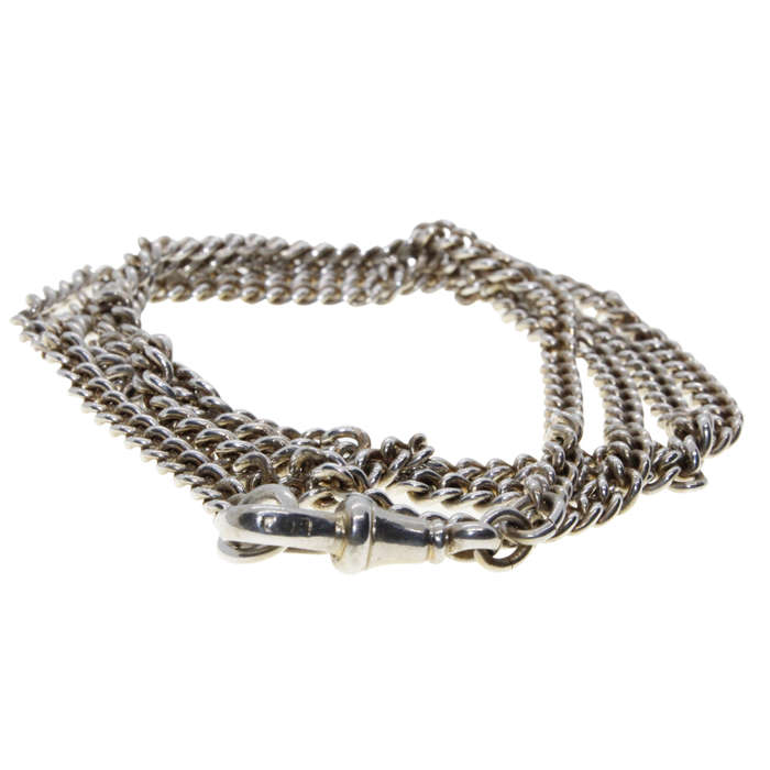 Chain - 925 Silver Cubin Link Chain - ML2945