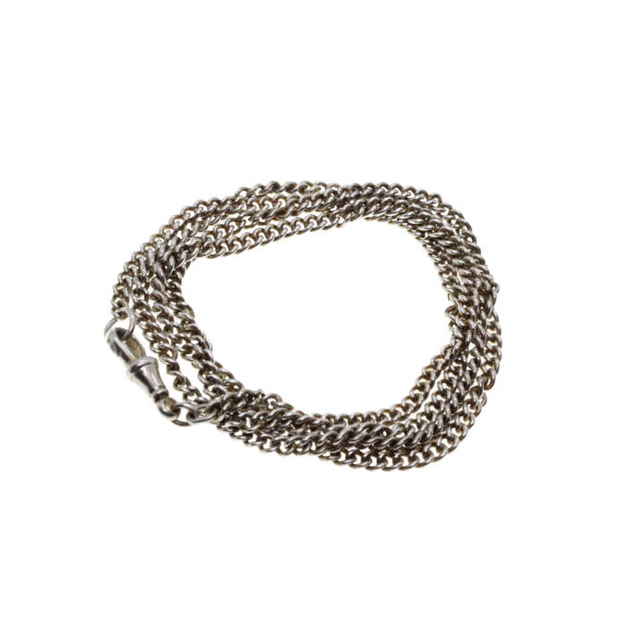 Chain - 925 Silver Cubin Link Chain - ML2945