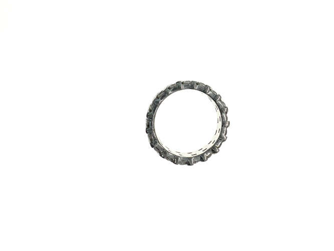 Ring - Vintage 925 Silver Eternity Style Ring with Diamantes - ML2123