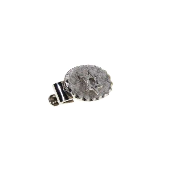 Tie Pin - Silver Tone Beautifully Designed Tie Pin with Magen David Star - ML3287