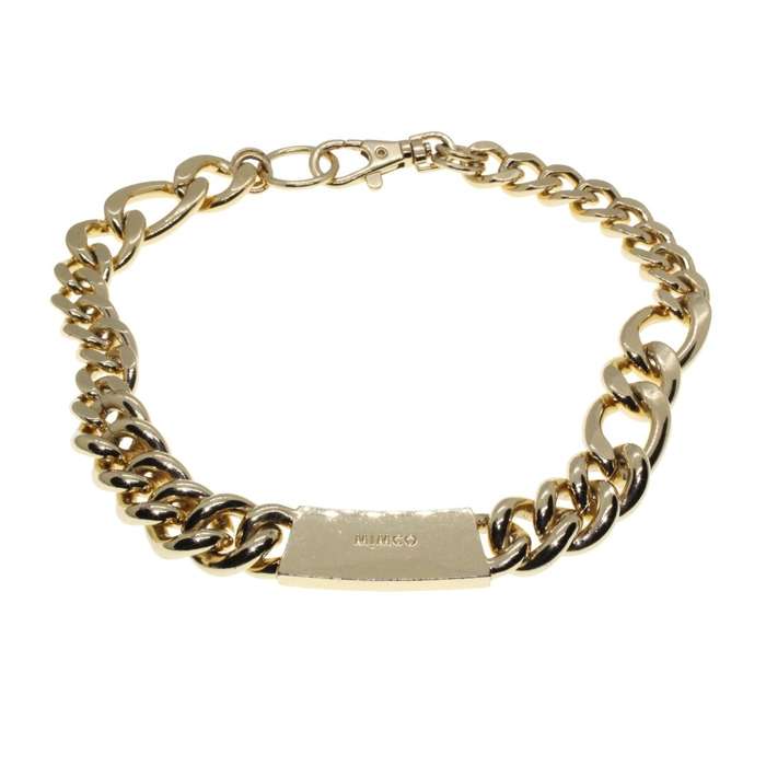 Necklace - Gold Tone Chunky Statement Necklace. Mimco Branded - ML3391