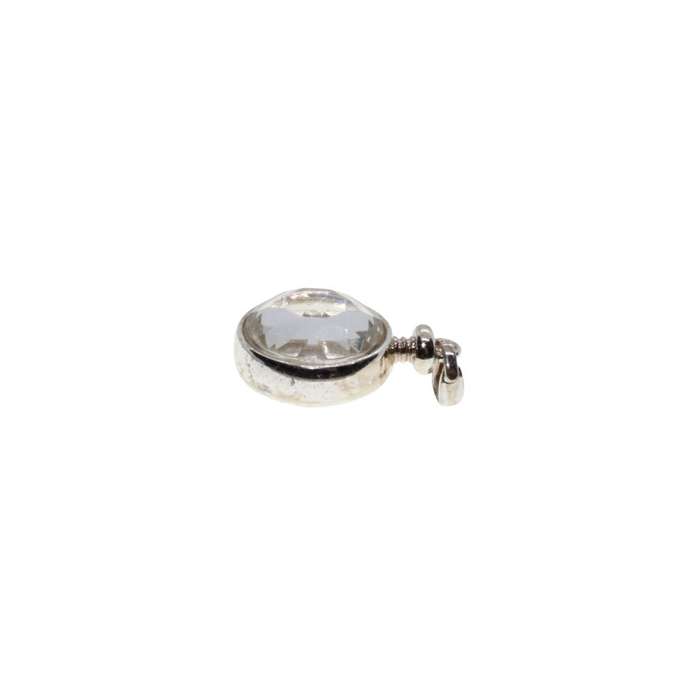 Pendant - Gold Tone See-through Round Pendant with Faux Gold small loose Nuggets - ML3421