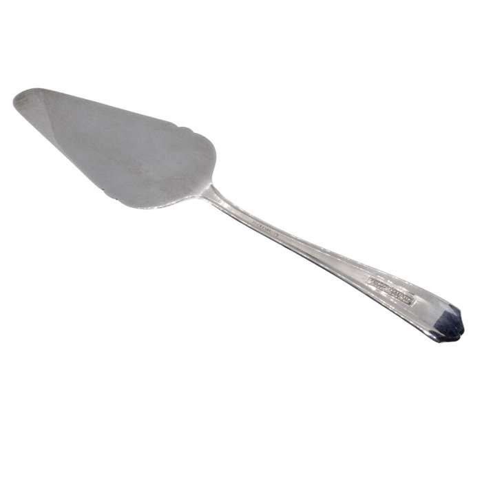 Cake Forks - Vintage EPNS Forks x 6. Pastry Lifter. Made in England. Original box (worn) - ML3426