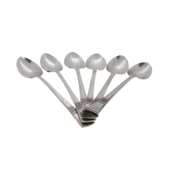 Spoons -Angora Silver Plated  6 Coffee 6 Cake Forks. Made in England. In original Box - ML3429