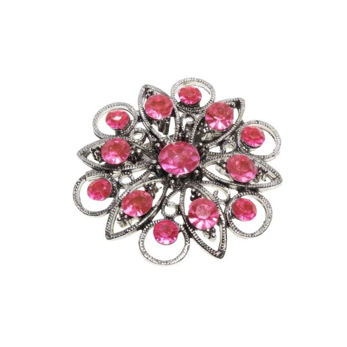 Brooches - Assorted colours, sizes, shapes, beads. Fun Fashion Party Brooches x 10 - ML3438