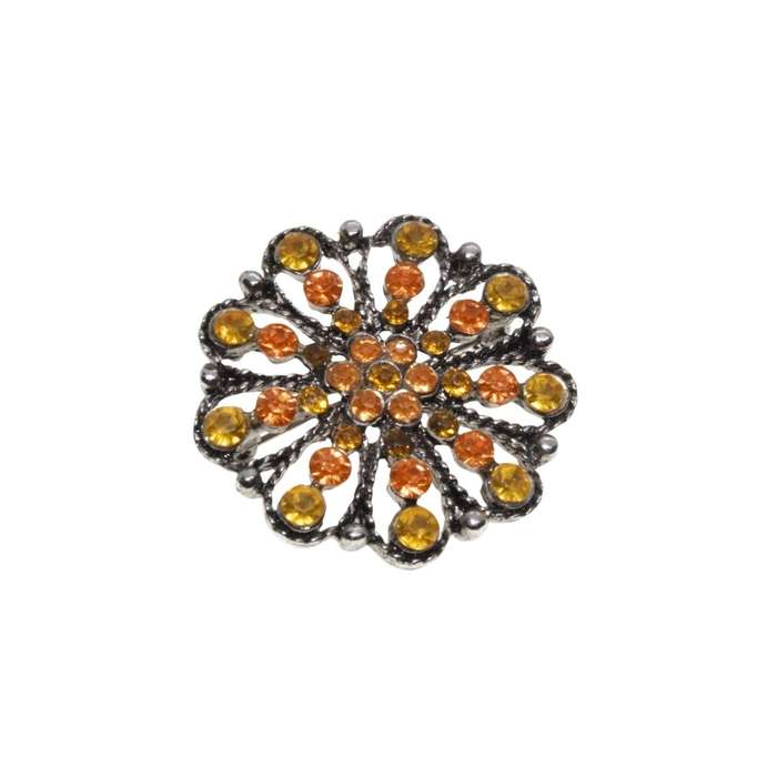 Brooches - Assorted colours, sizes, shapes, beads. Fun Fashion Party Brooches x 10 - ML3438