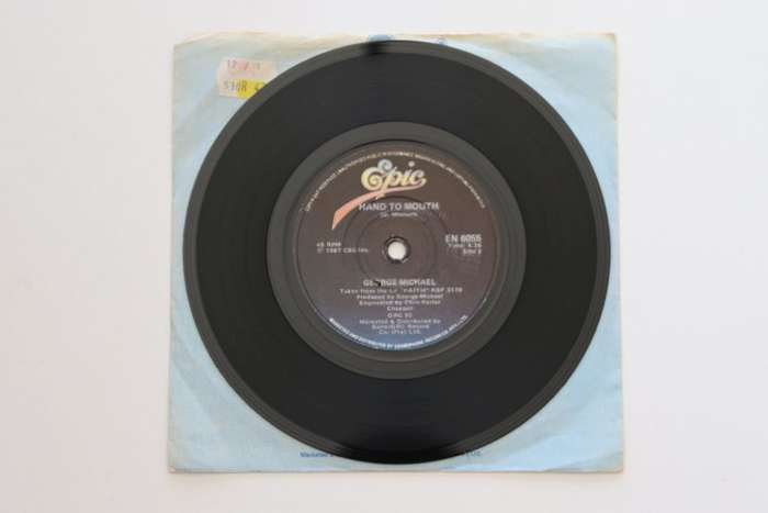George Michael - Hand To Mouth (7")(VG/Gen)