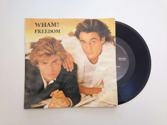 Wham! - Freedom (7") (VG/G+)