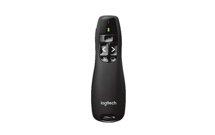 Logitech R400 Wireless Laser Presentation Remote - Black