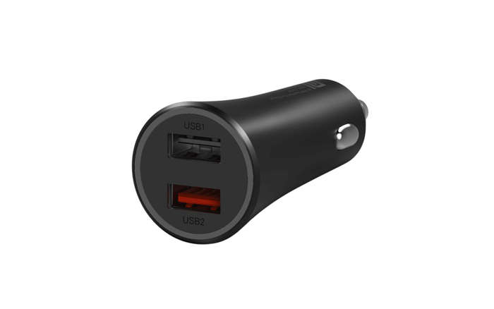 Xiaomi Mi 37W Dual-Port Car Charger - Black