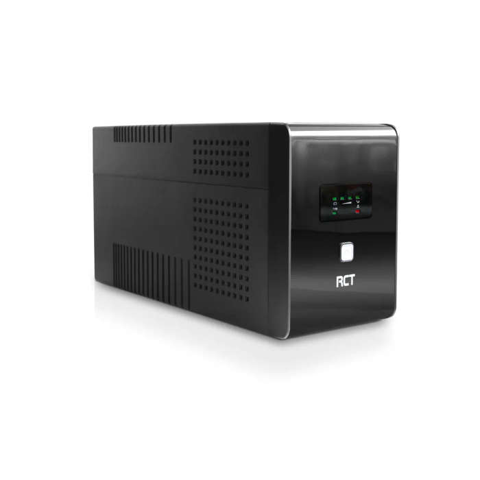 RCT RCT-2400VAS 2400VA 1440W Line Interactive Black Tower UPS