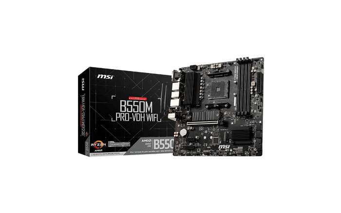 MSI B550M PRO-VDH WIFI AMD AM4 MATX Gaming Motherboard