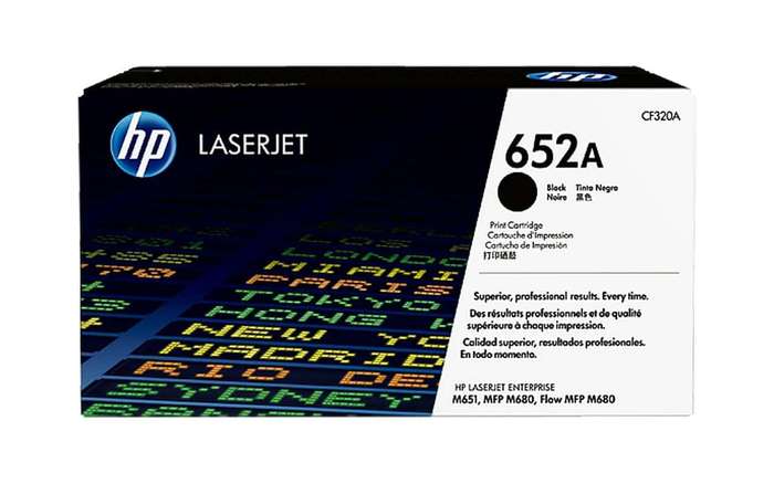 HP 652A Black Original LaserJet Toner Cartridge