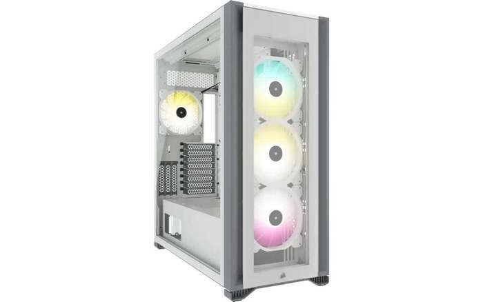 Corsair iCUE 7000X RGB Tempered Glass Full-Tower ATX PC Case  White