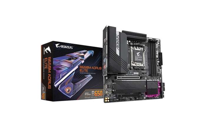Gigabyte B650M Aorus Elite ATX AM5 Micro ATX Motherboard
