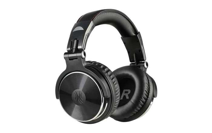 Oneodio Pro 10 Professional Wired Over Ear DJ and Studio Monitoring Headphones - Black