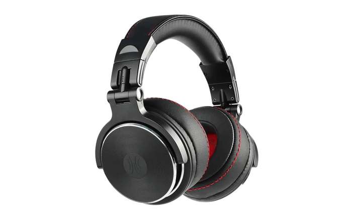 Oneodio Pro 50 Professional Wired Over Ear DJ and Studio Monitoring Headphones - Black