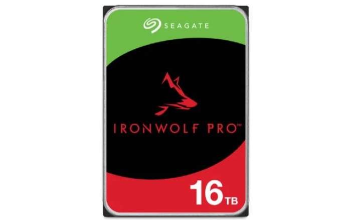 Seagate Ironwolf Pro 16TB 3.5'' HDD NAS Drives 7200 RPM; SATA 6GB/s Interface; 256MB Cache;550TB/...