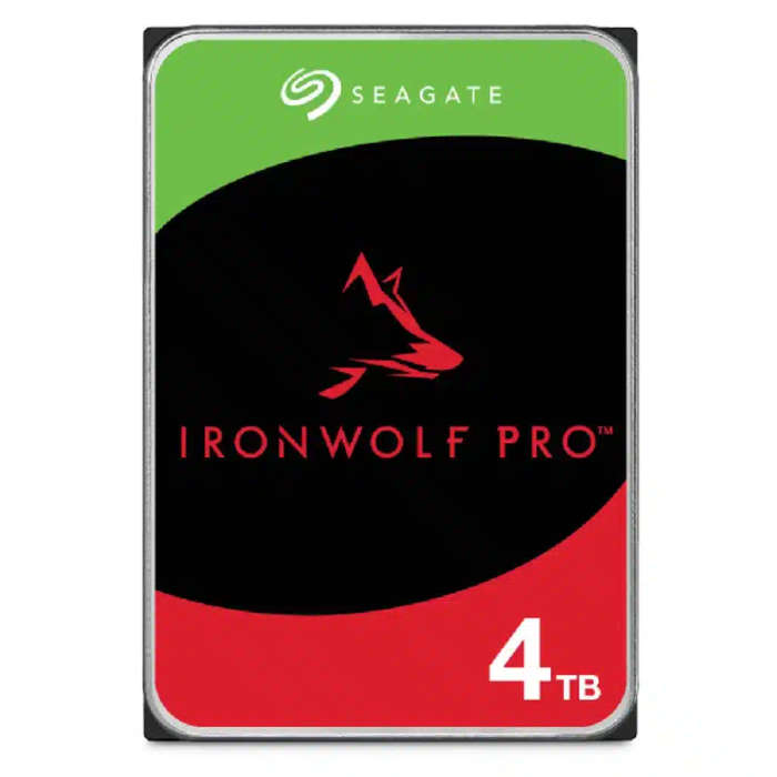 Seagate Ironwolf Pro 4TB 3.5'' HDD NAS Drives 7200 RPM; SATA 6GB/s Interface; 256MB Cache;550TB/Y...