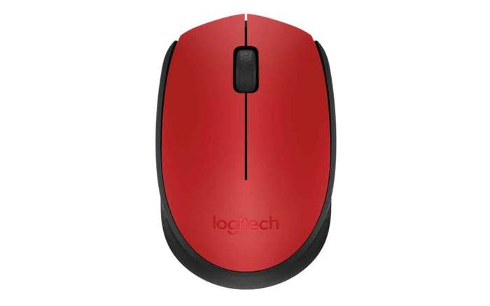 Logitech M171 Wireless Mouse Plug &amp; Play Red/Black