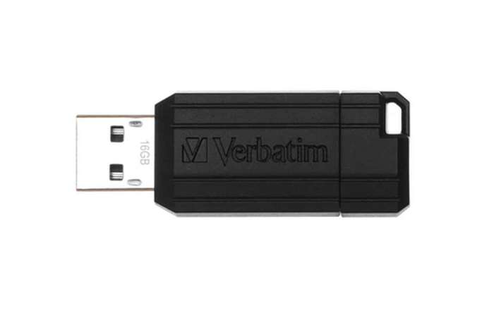 Verbatim 16GB Pinstripe USB Black