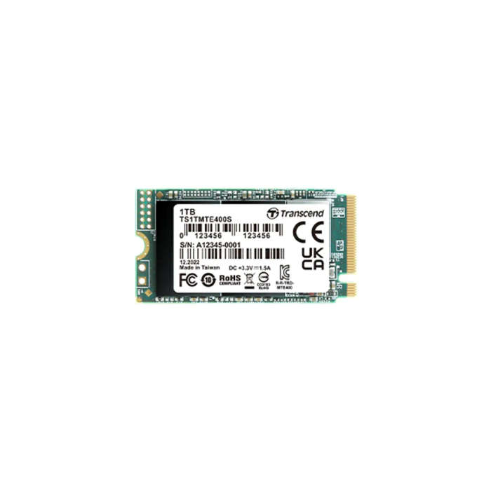 Transcend 1 TB MTE300S PCI-E GEN 3x4 M.2 2230 SSD 3D TLC - 2000 MB/s Read 1650 MB/s Write - 400 TBW