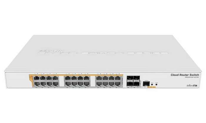 MikroTik CRS328-24P-4S+RM - 24 port 500 w PoE Cloud Router Switch