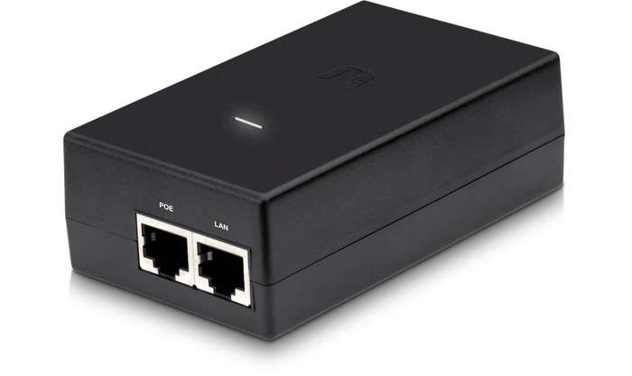 Ubiquiti PoE Injector - 50V, 60W, Gigabit