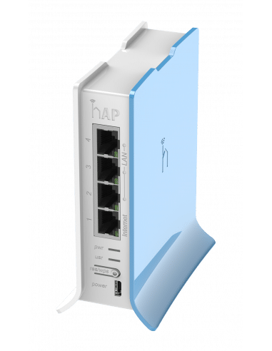 MikroTik hAP lite - 2.4GHz desktop tower case Wi-Fi Router