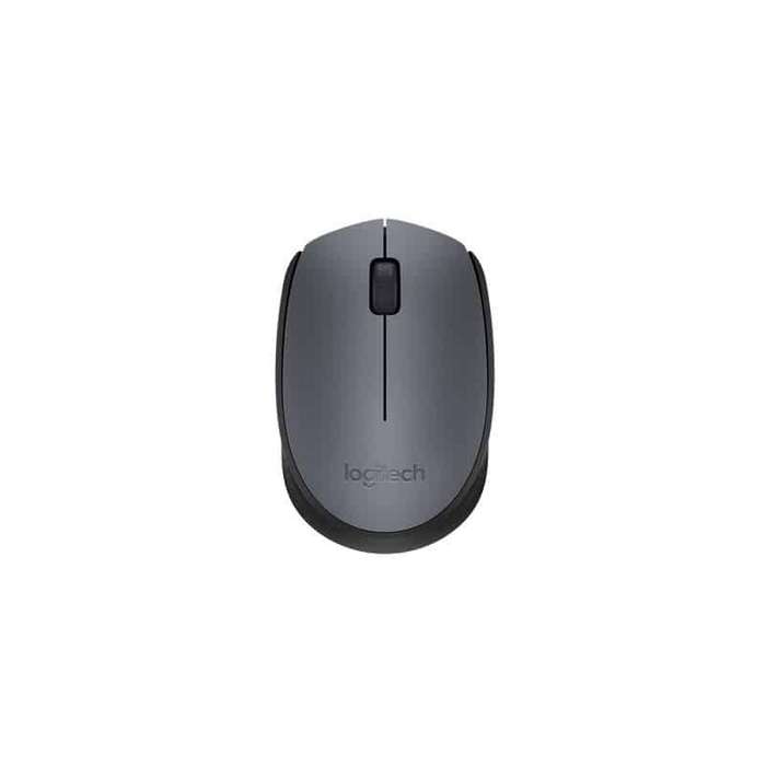 Logitech M170 Black &amp; Silver Cordless Notebook Mouse