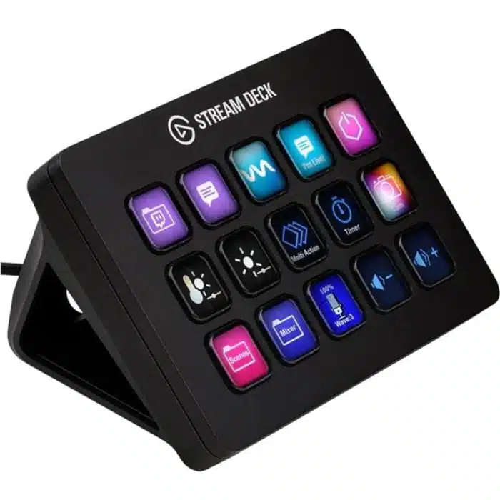 Elgato Stream Deck MK.2 - Tactile Control Interface; 15 Customizable LCD Keys