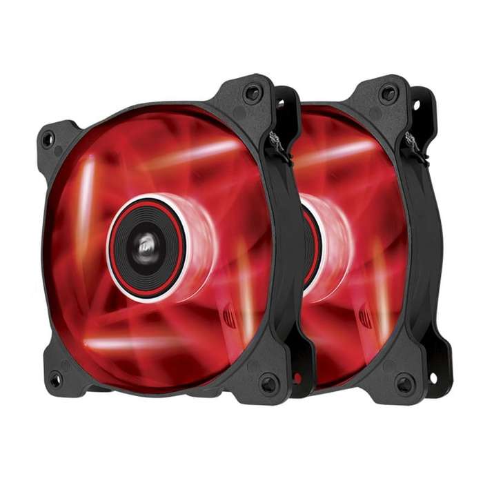 Corsair SP120 LED - Red - x2 - Twin Pack - 120x120x25mm