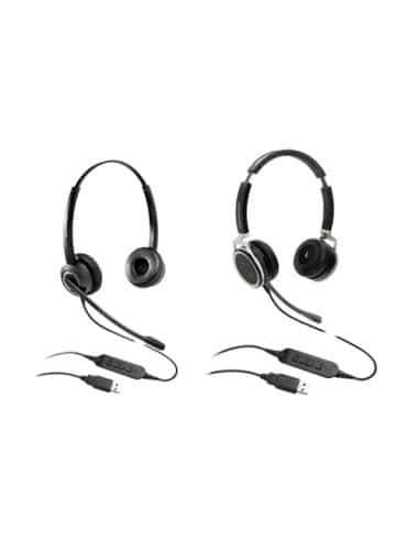 Grandstream HD USB binaural professional Headset with noise cancelling technology