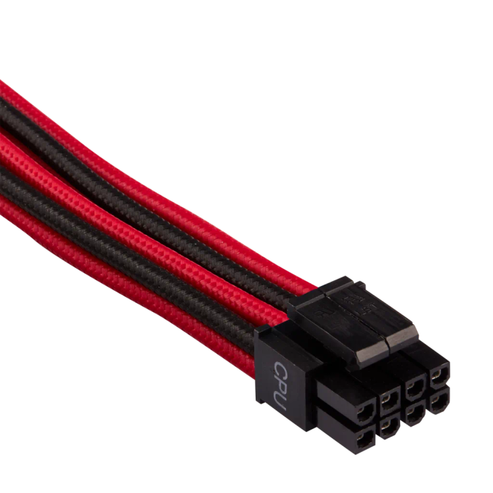 Corsair - Premium Individually Sleeved EPS12V/ATX12V Cables Type 4 Gen 4 - Red/Black