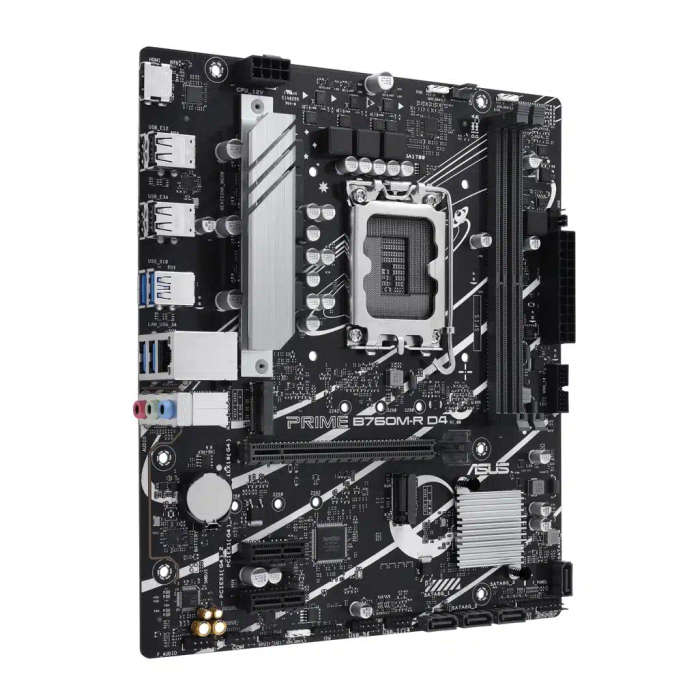 Asus Prime B760M-R D4, Intel, LGA 1700