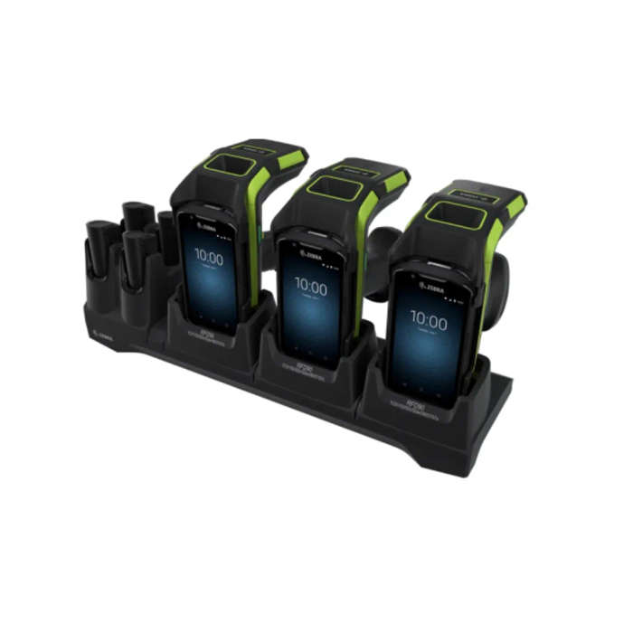 Zebra RFD40; 3 Device Slots/4 Toaster Slots; Charge Only Cradle with support for TC51/52/52x/52ax...