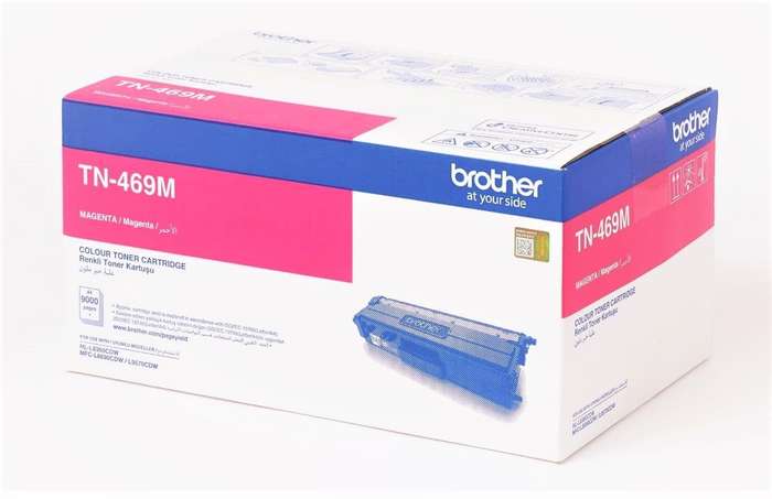 Brother TN-469M Magenta Toner Cartridge 9,000 Pages Original Single-pack