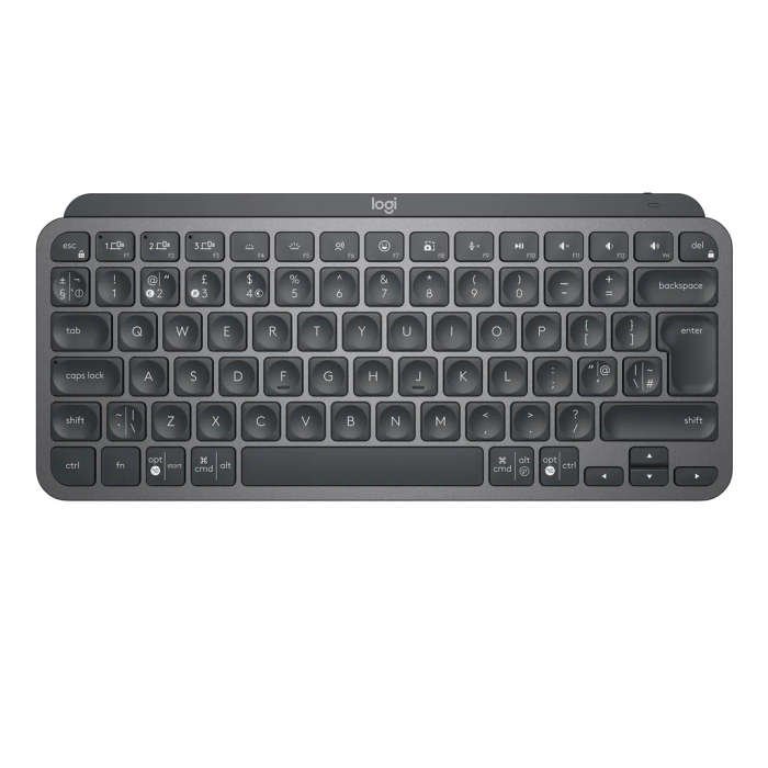 Logitech MX Keys Mini Minimalist Wireless Illuminated Keyboard - Graphite