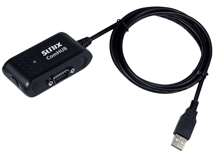 Sunix USB to 2 ports RS-232 Adapter (DB9M/Moschip)