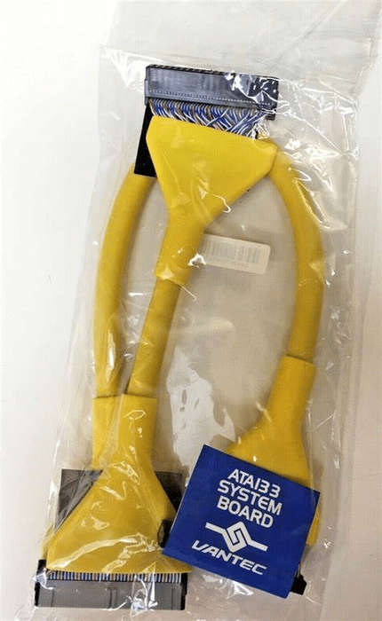 Vantec 60cm (24") Rounded ata133 ide Cable with Pull Tab
