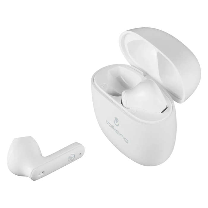 Volkano X VXT200S True Wireless Earphones with Active Noise Cancelling - White
